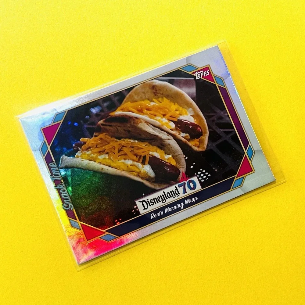 2025 Topps‎ Disneyland 70th #110 Ronto Morning Wrap Rainbow Foil SP